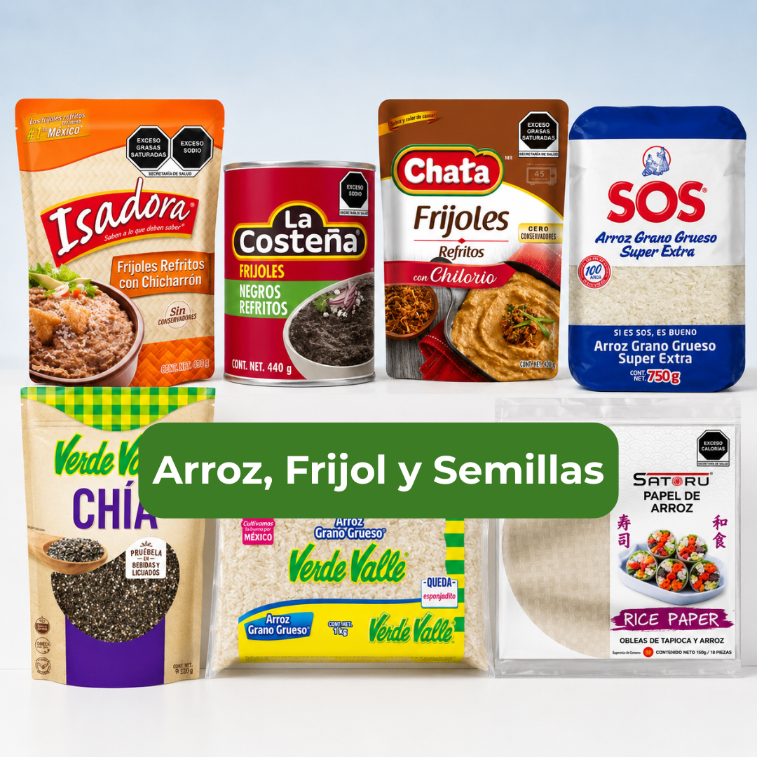 Arroz, Frijol y Semillas